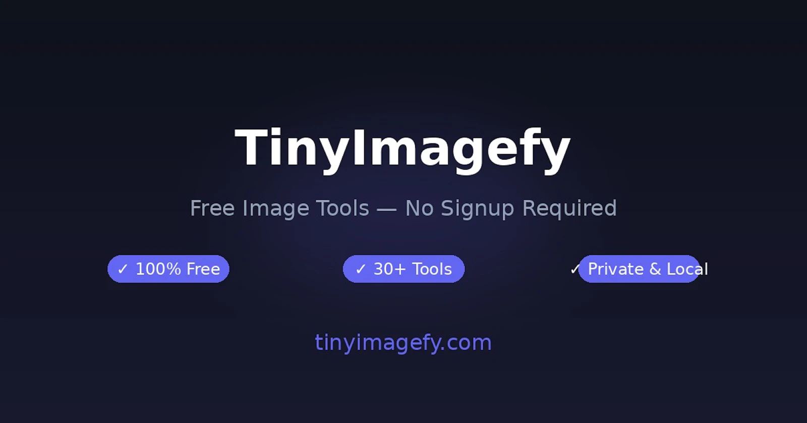TinyImagefy —Free, Unlimited Image Tools screenshot 1