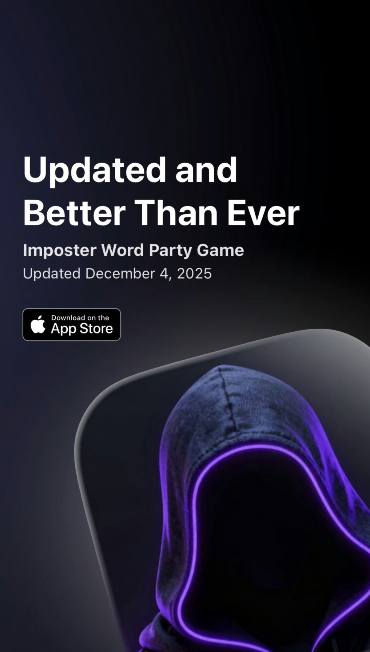 Imposter Party Word Game - Main product screenshot demonstrating key features and user interface