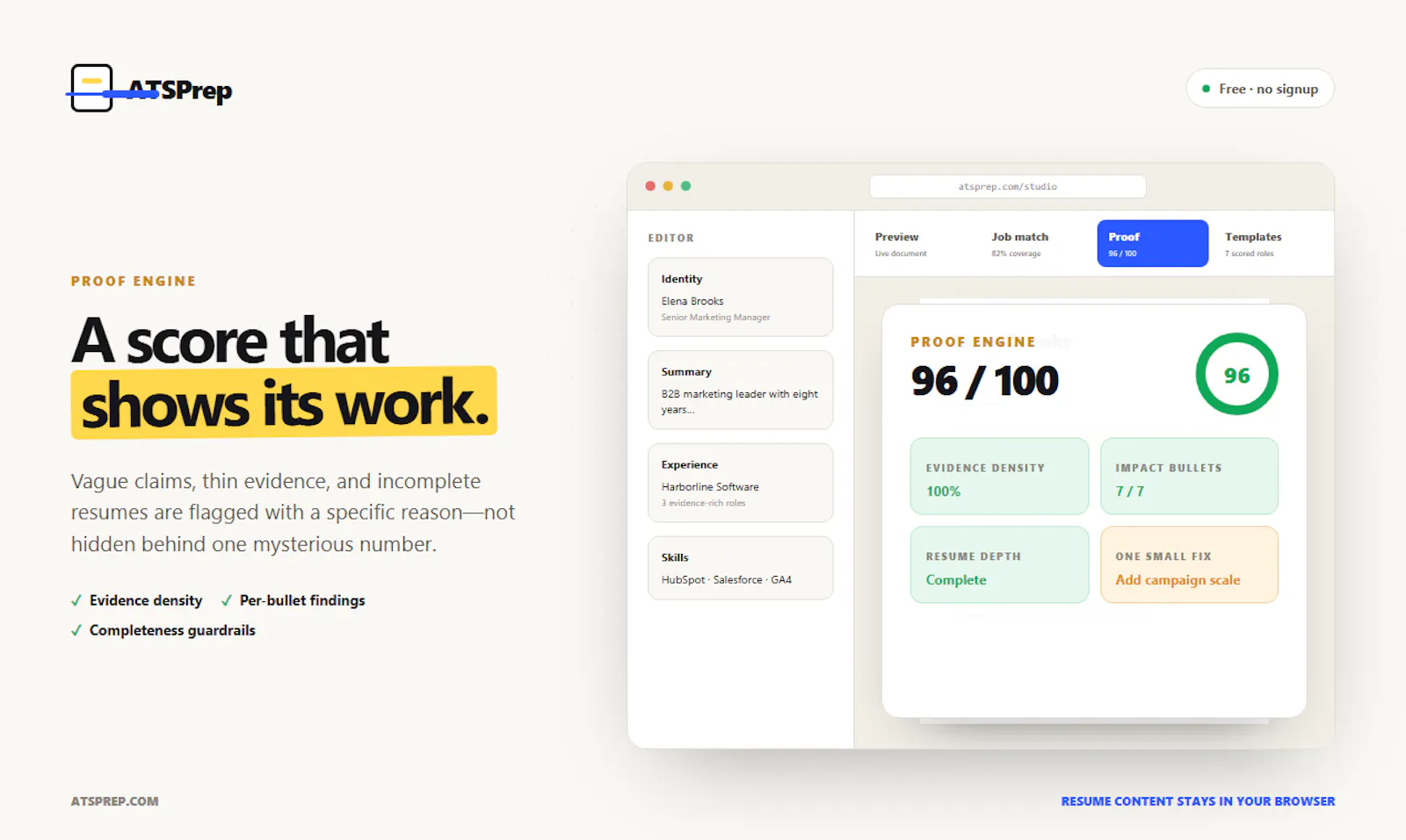 ATSPrep screenshot 1