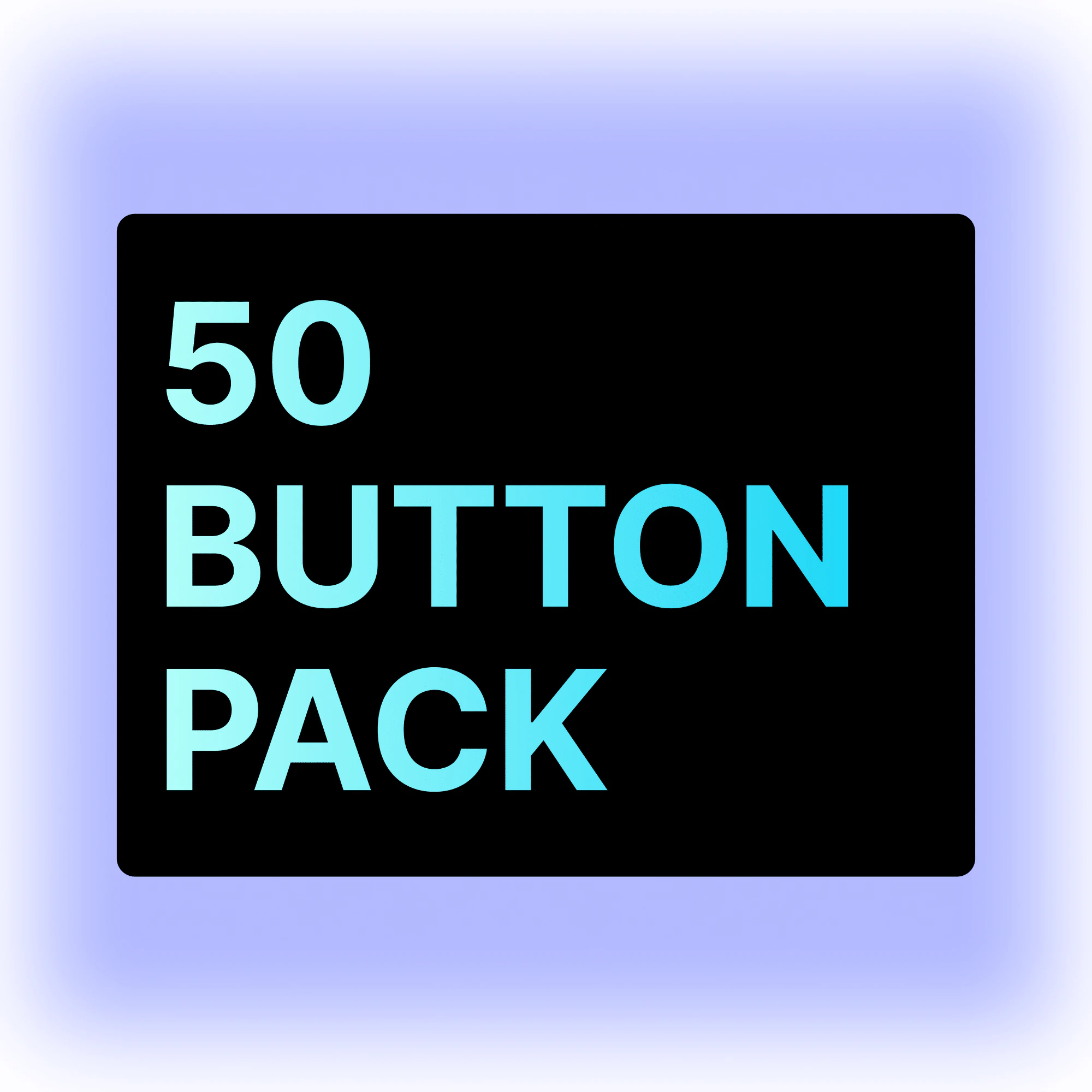50 Beautiful Button Pack 