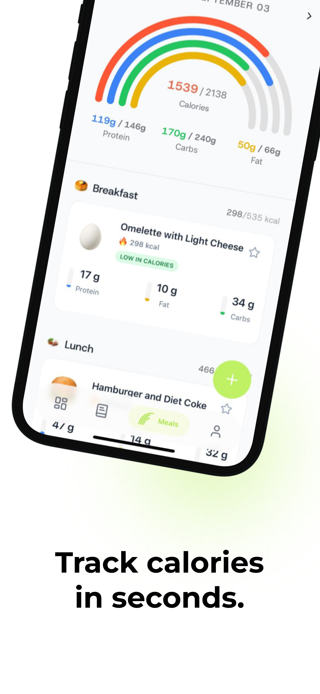 Foodiary: the no-BS calorie tracker gallery image