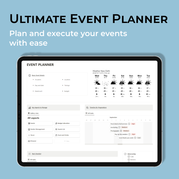 Ultimate Notion Event Planner logo
