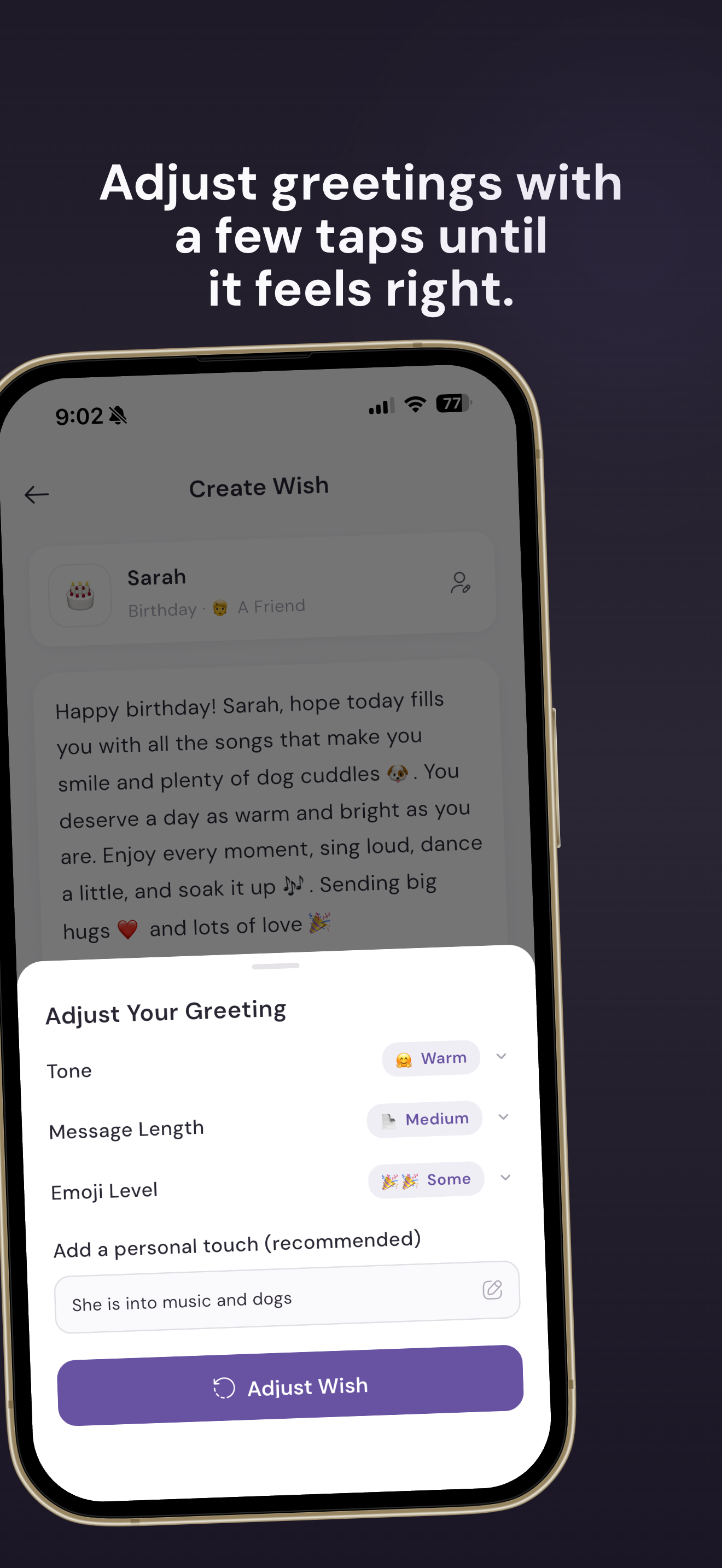 WishDay: AI Occasion Reminders & Wishes gallery image