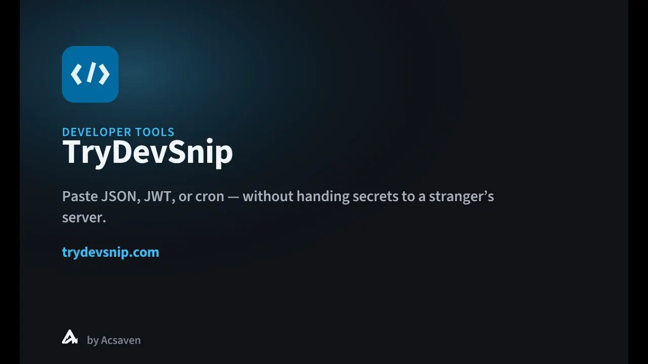 TryDevSnip gallery image