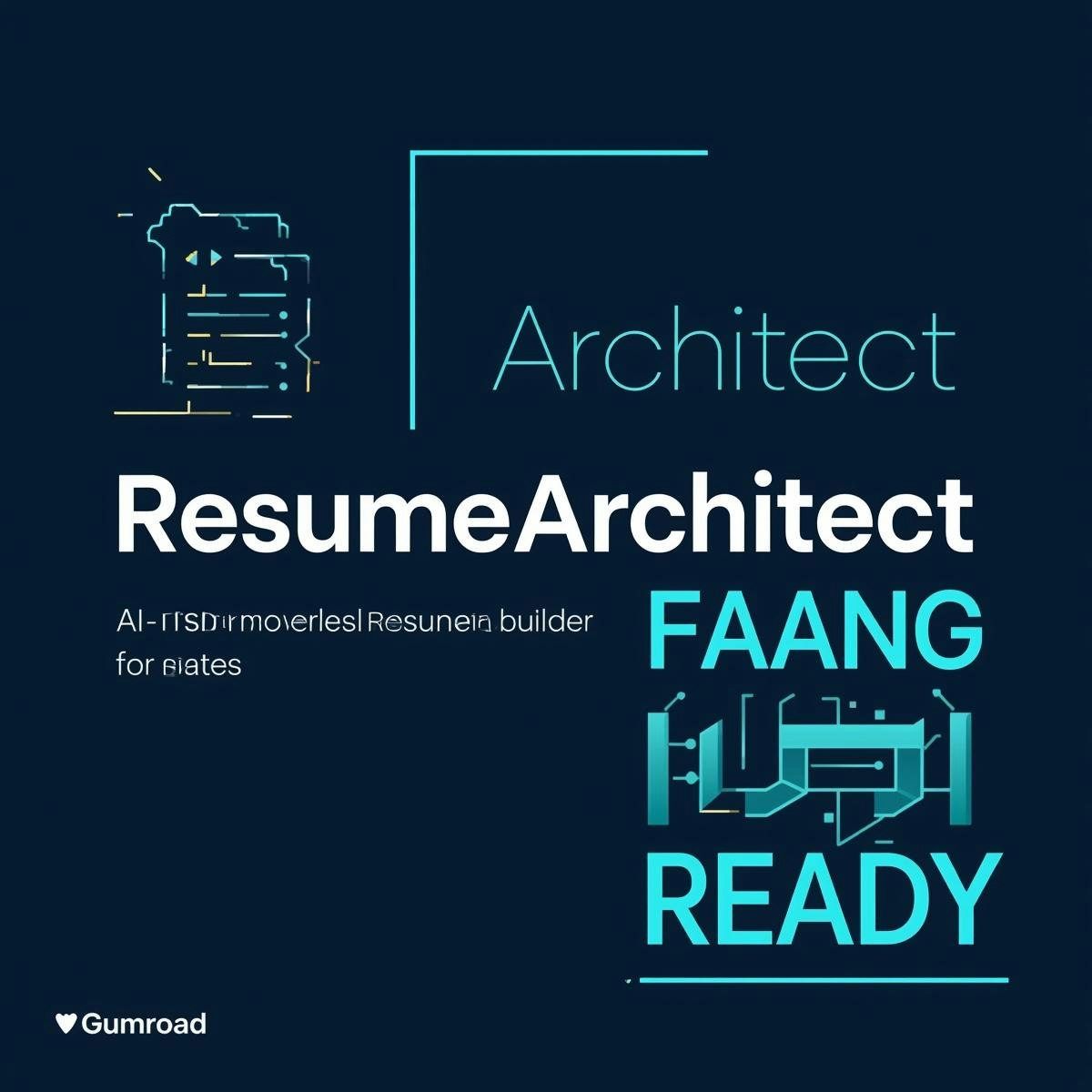 AI Resume Architect - Main product screenshot demonstrating key features and user interface