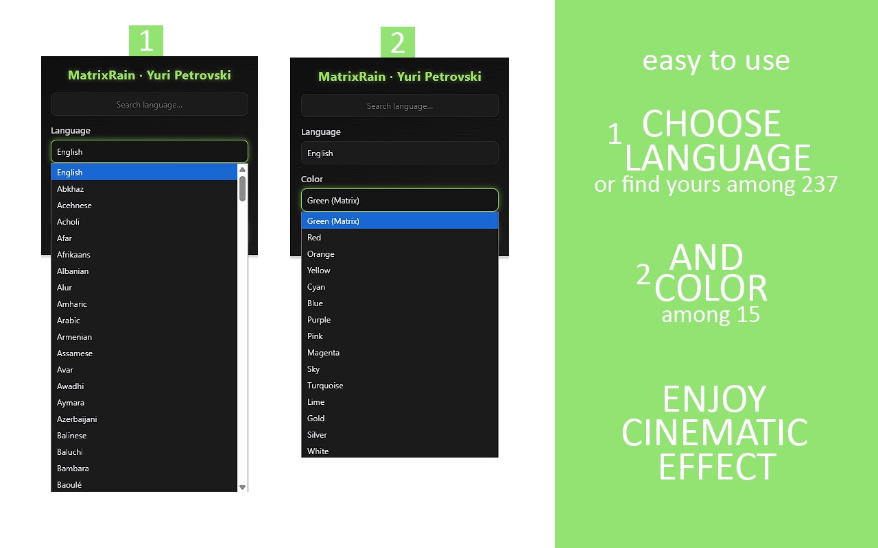 MatrixRain gallery image