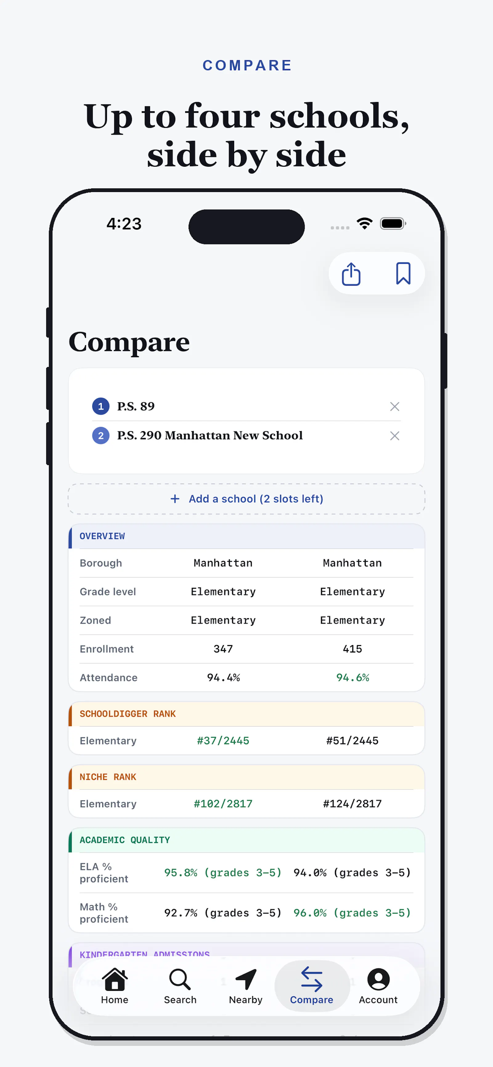 NYC Schools Guide screenshot 6