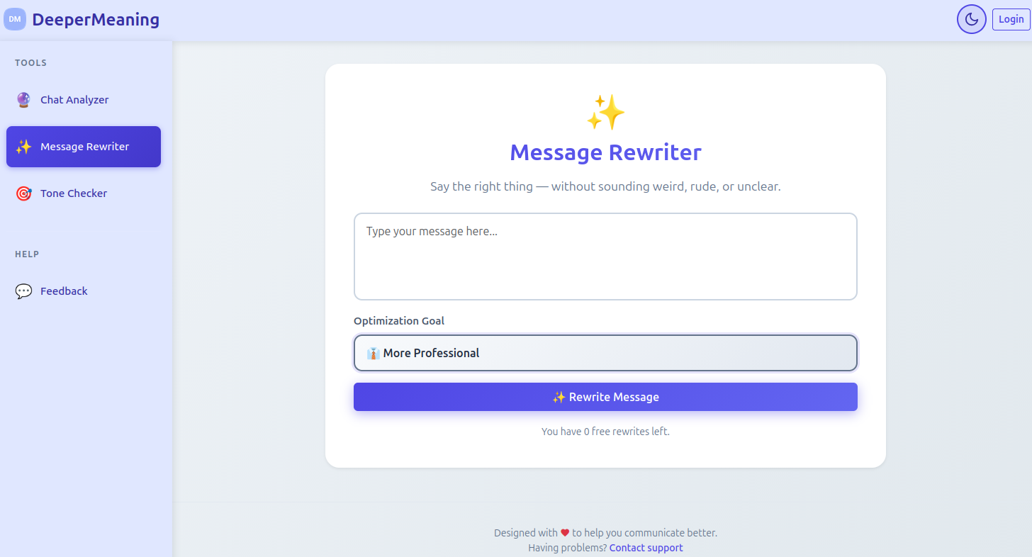 Deeper Meaning  - Screenshot 3 showing product features and functionality