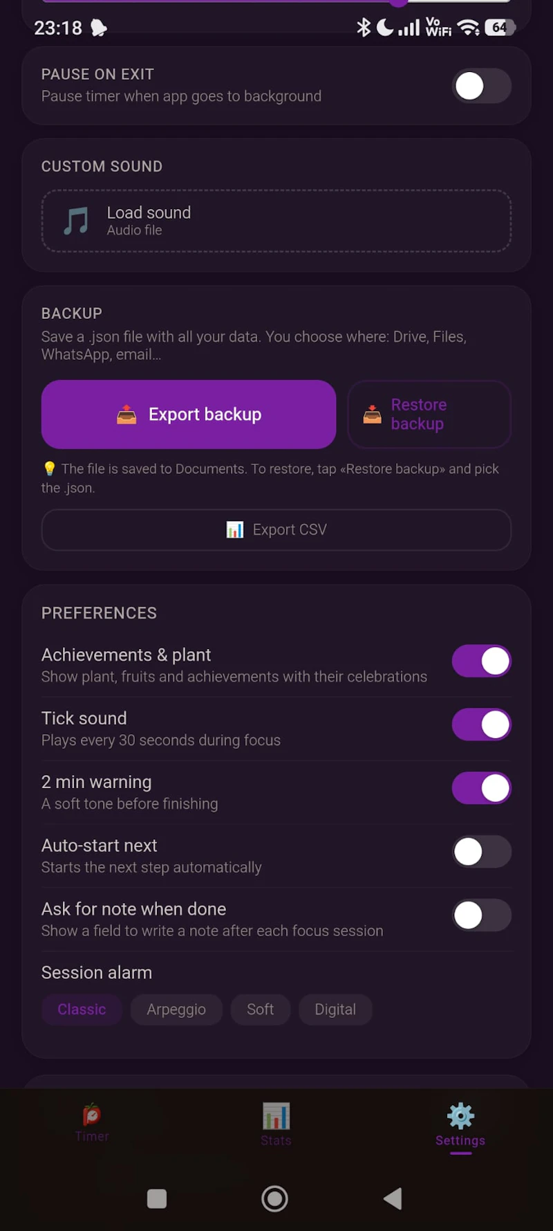 Pomodoro Tempo screenshot 8