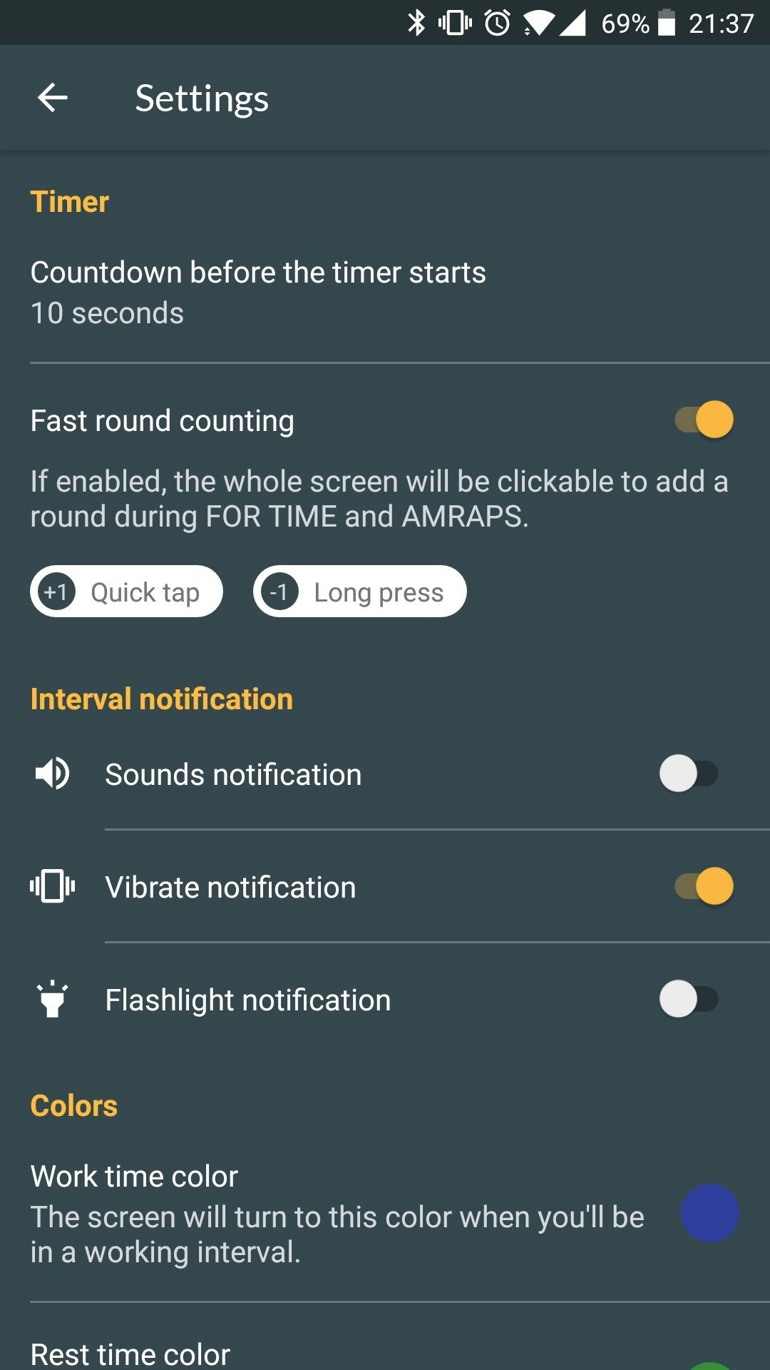 Workout Timer for Android gallery image