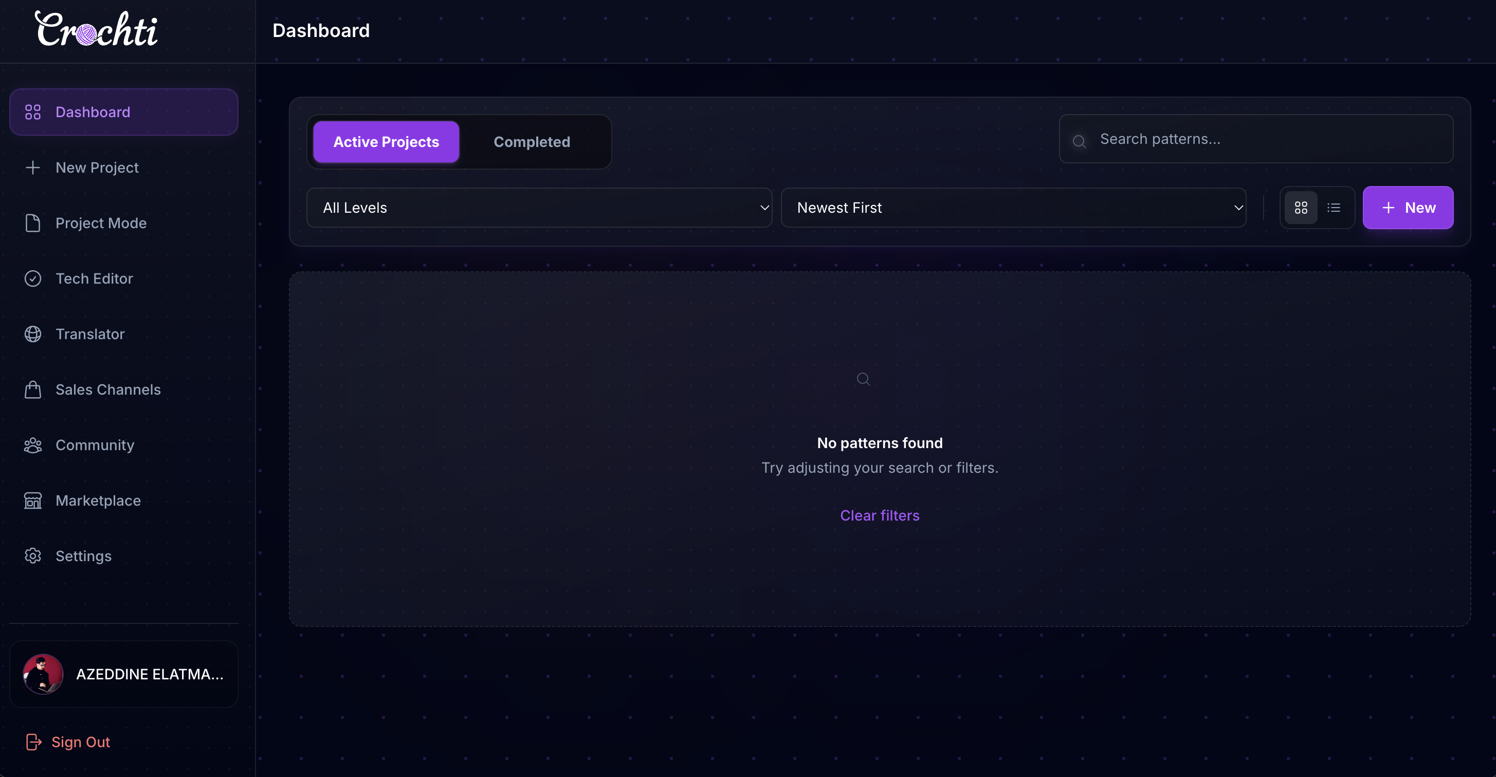 Crochti - Screenshot 3 showing product features and functionality