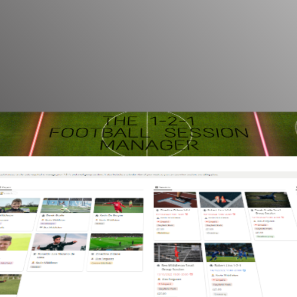 The 1-2-1 Football Session Manager