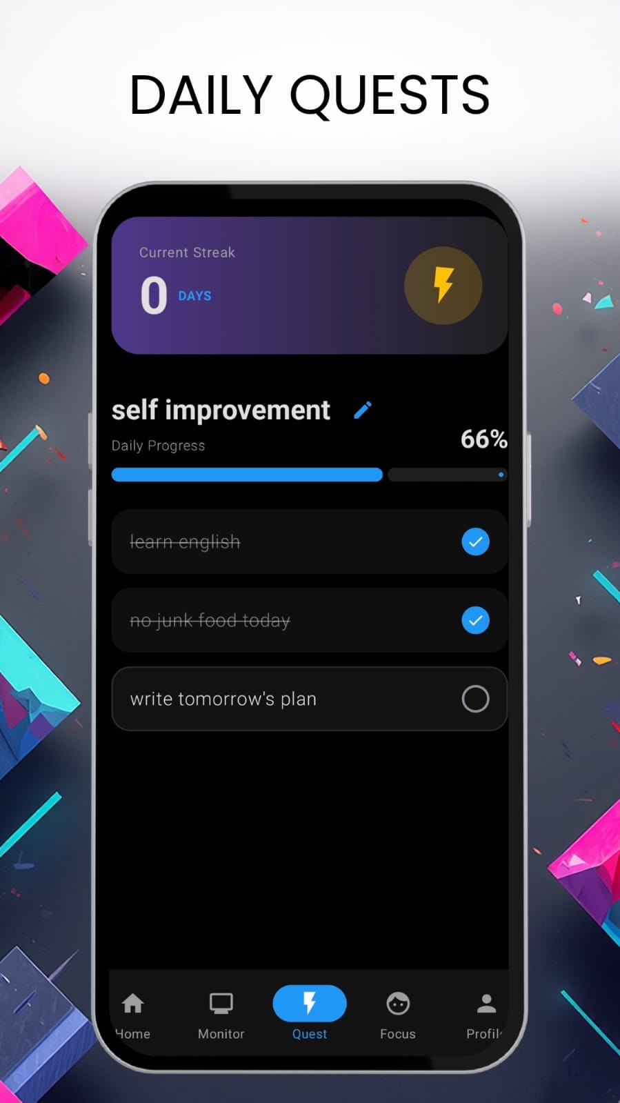 BreakRot - Build Focus - Screenshot 3 showing product features and functionality