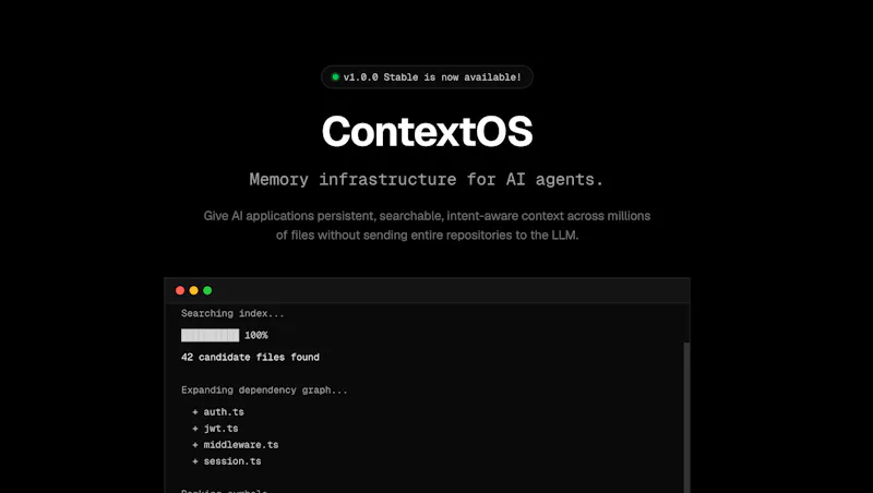 ContextOS screenshot 1