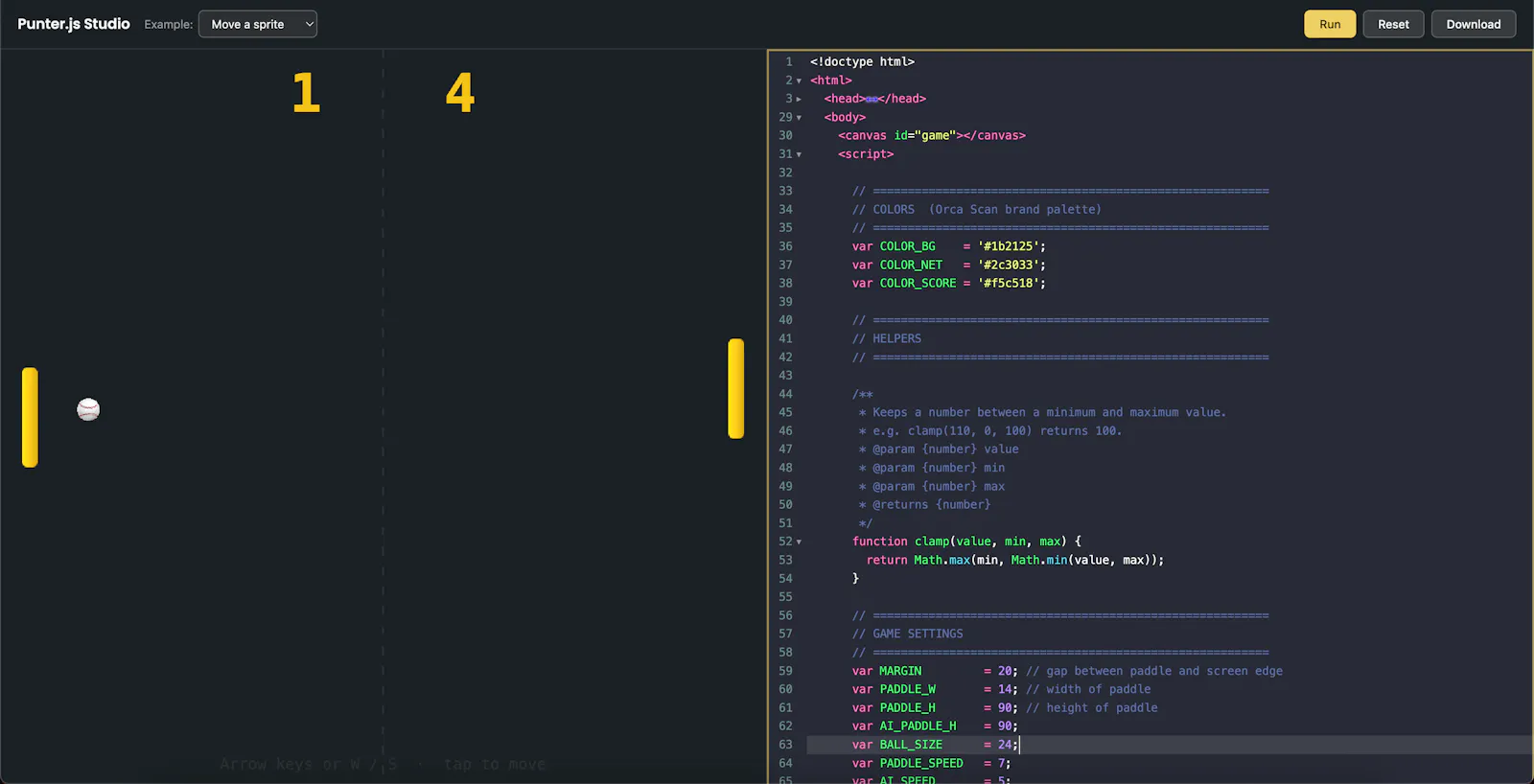 Punter.js screenshot 4
