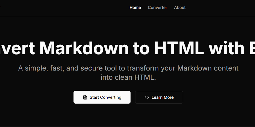 Markdown Converter
