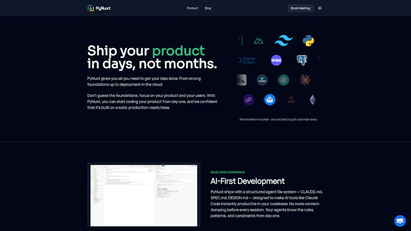 PyNuxt screenshot 1