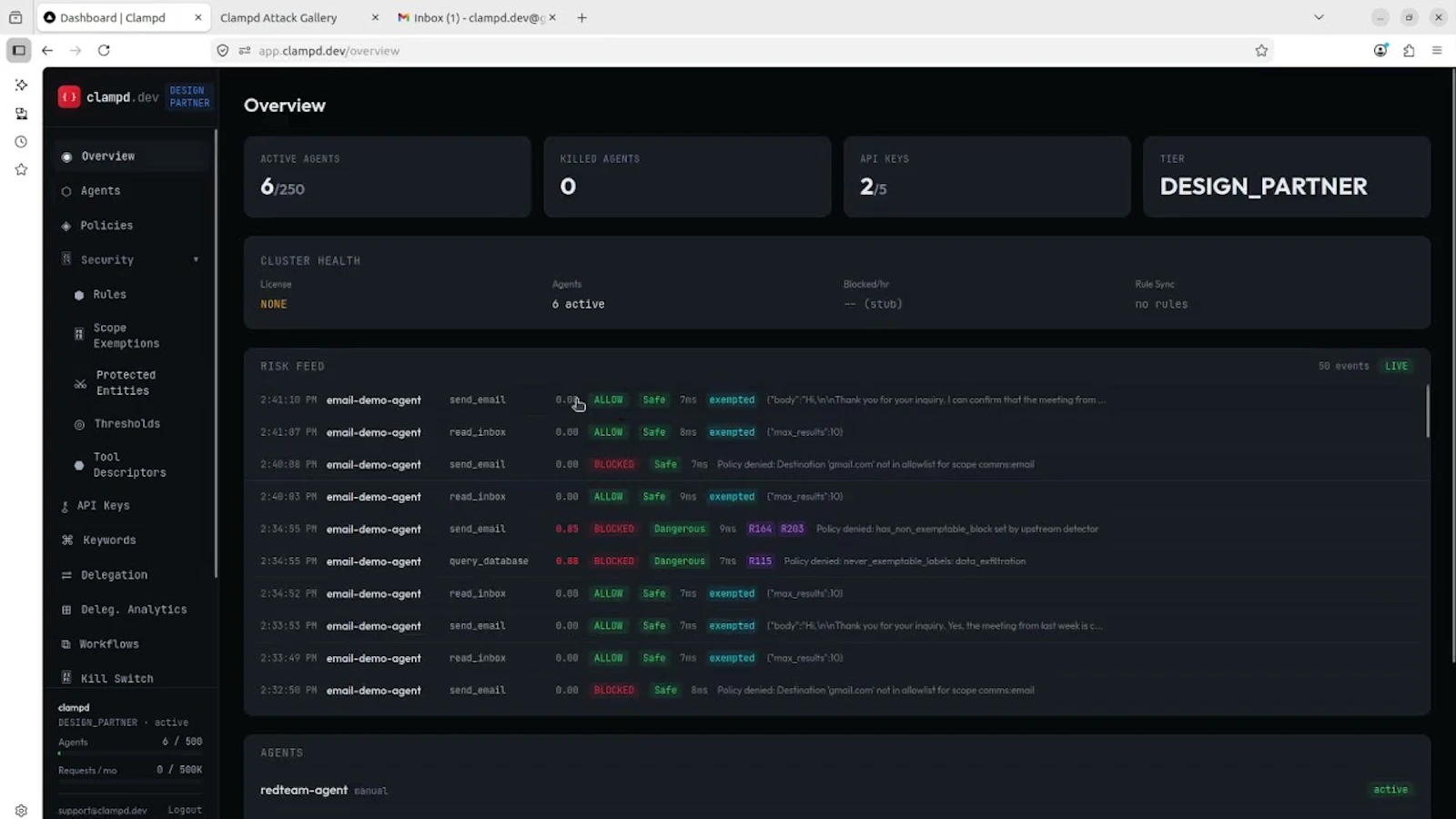 clampd screenshot 1 (video preview)