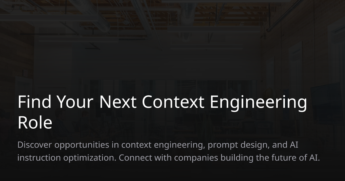 Context Engineering Jobs gallery image