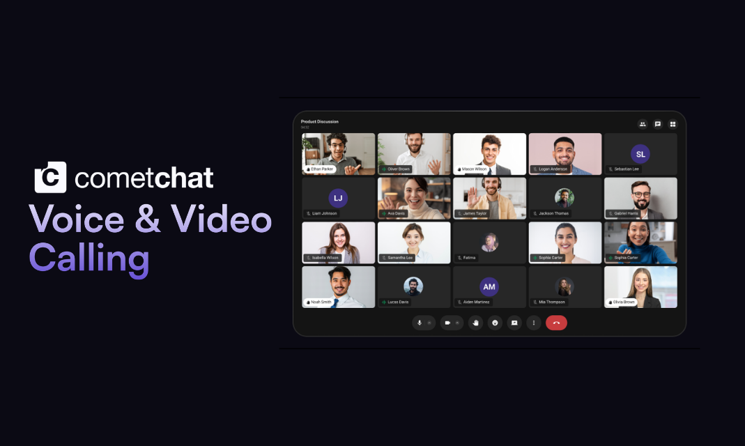 Voice and Video Calling by CometChat