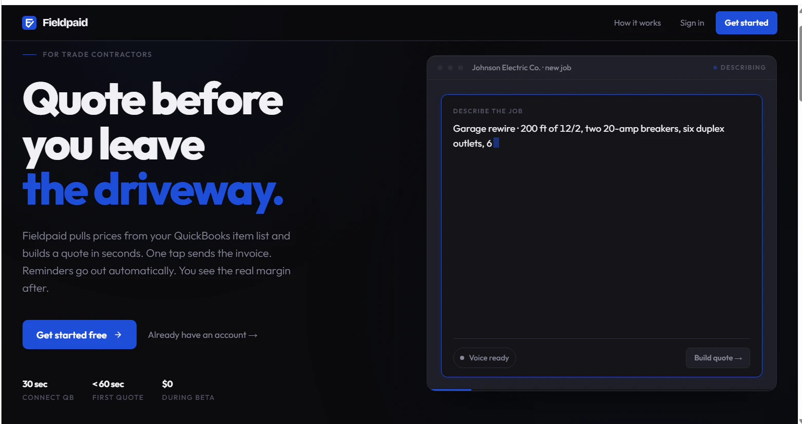 Fieldpaid screenshot 1