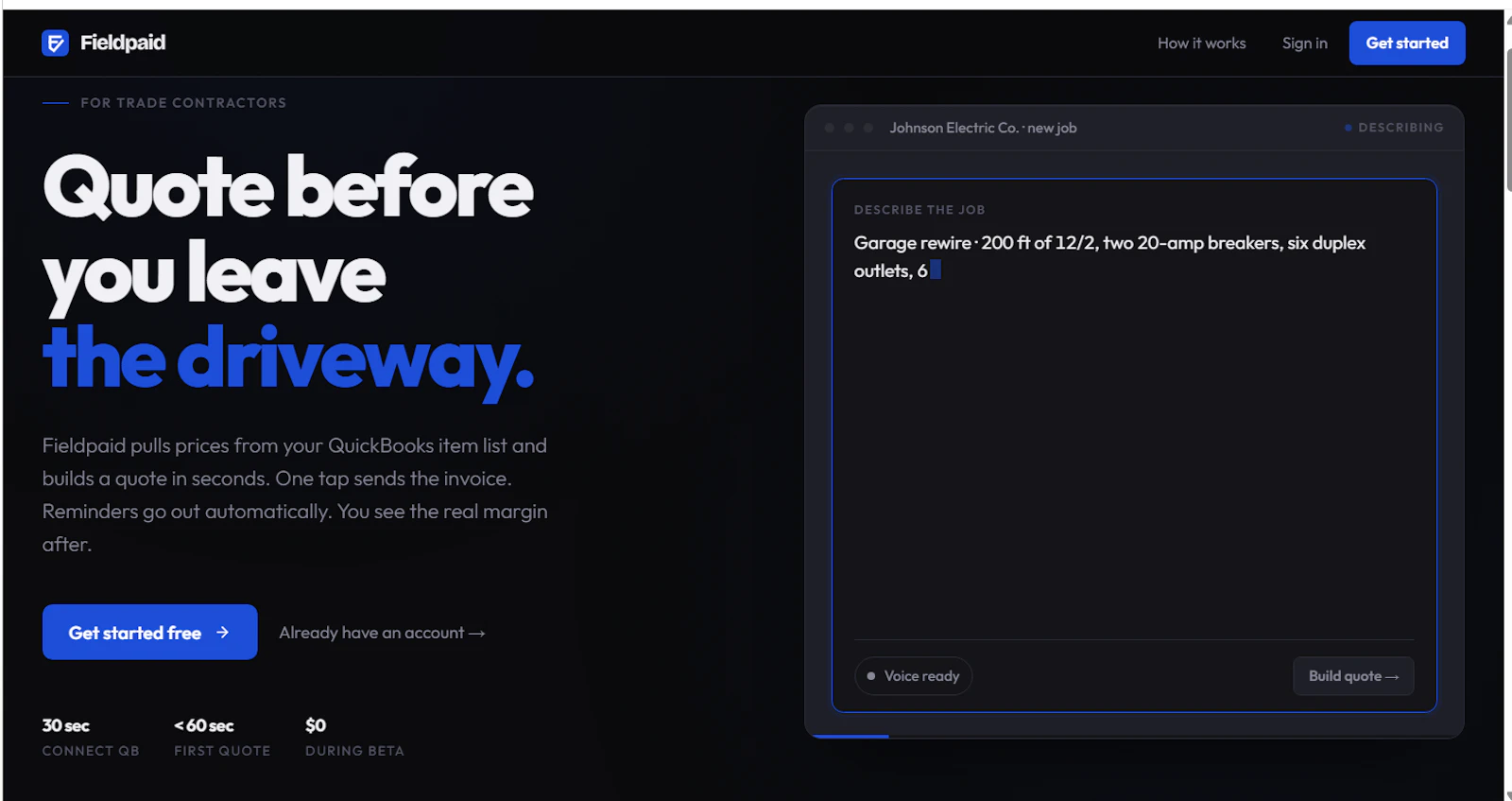 Fieldpaid screenshot 1