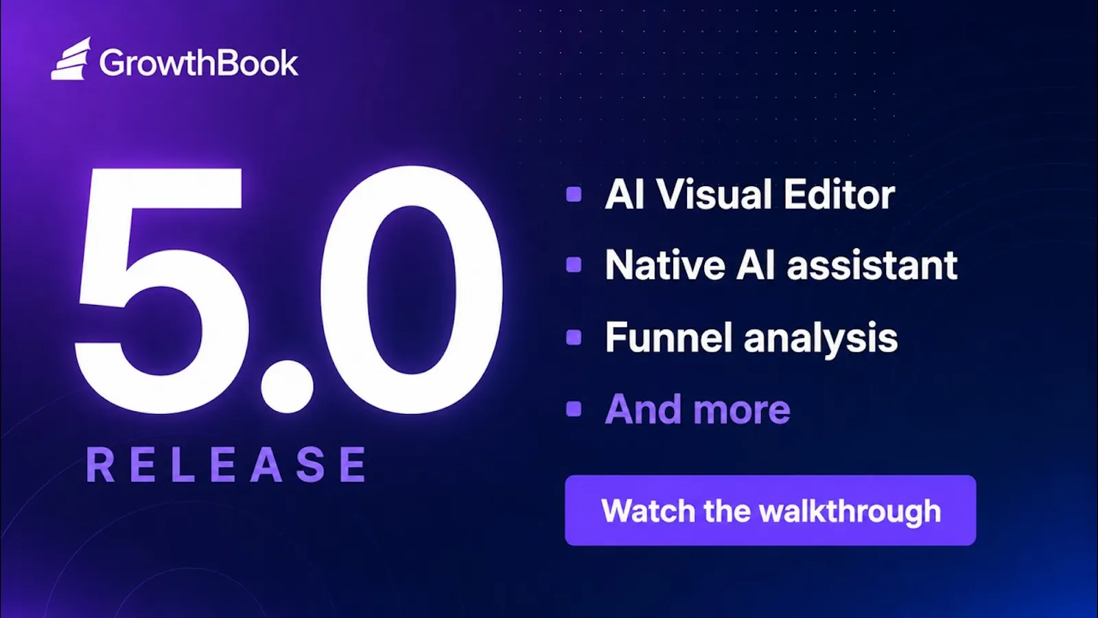 GrowthBook 5.0 screenshot 1 (video preview)