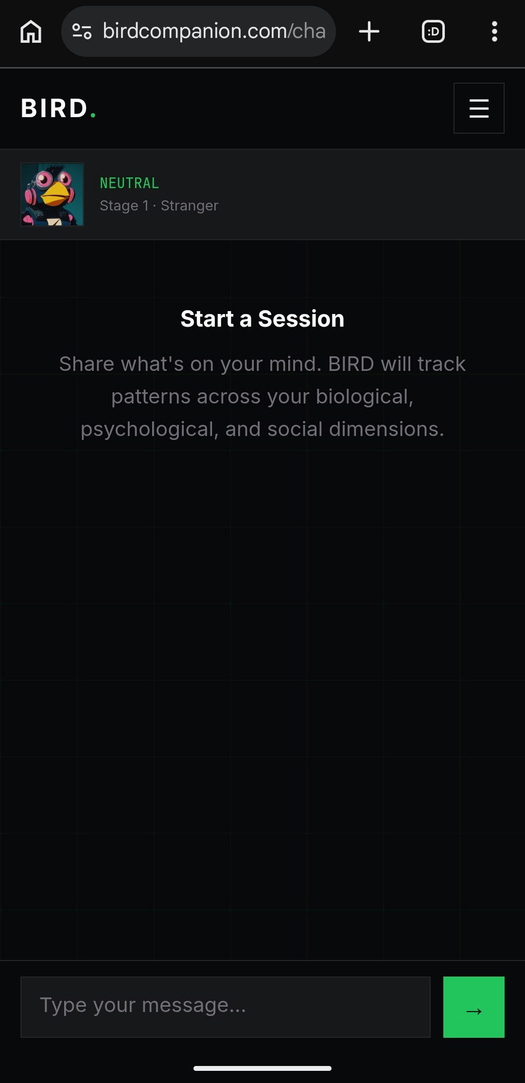 BIRD - Screenshot 4 showing product features and functionality
