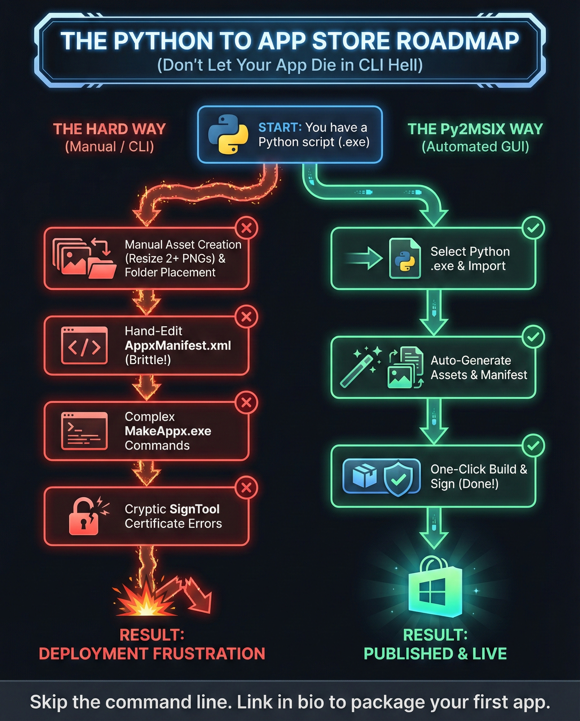 Py2MSIX - Python to App Store Packager gallery image