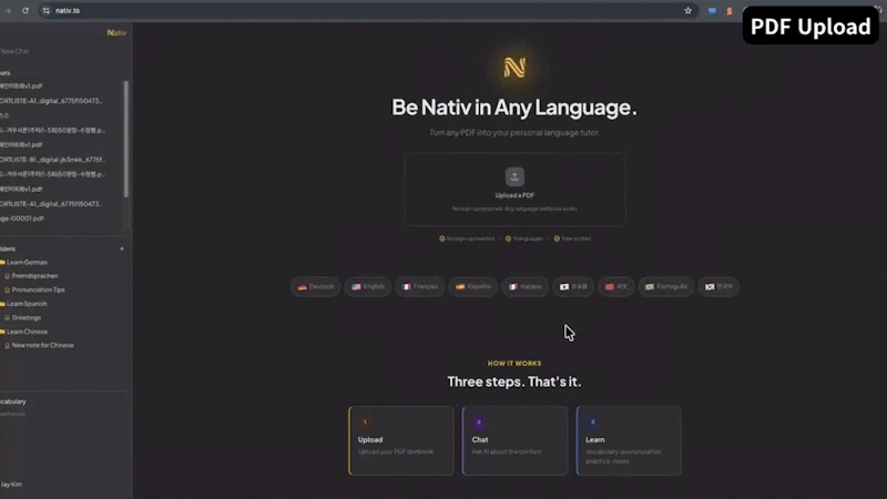 Nativ screenshot 1 (video preview)