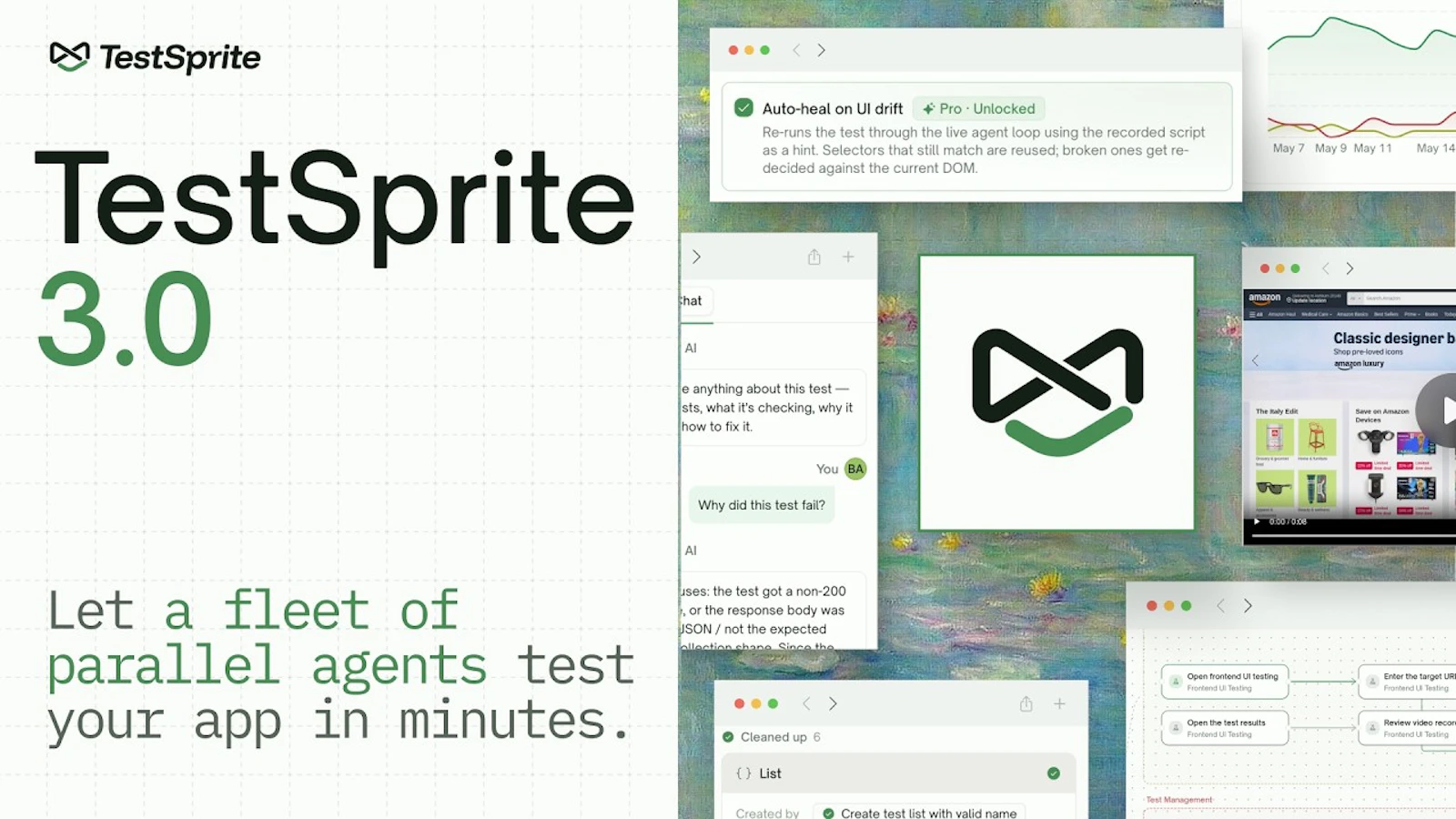 TestSprite 3.0 screenshot 1 (video preview)