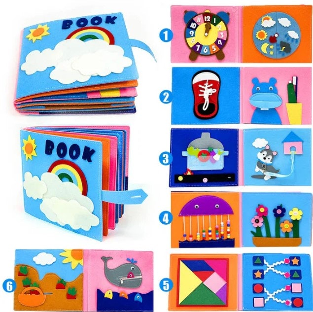 Livro sensorial de Montessori media 5