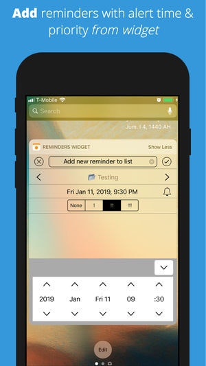 Reminders Widget for iOS reminders app gallery image