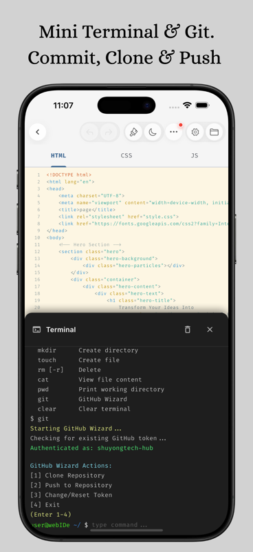 Web IDE gallery image