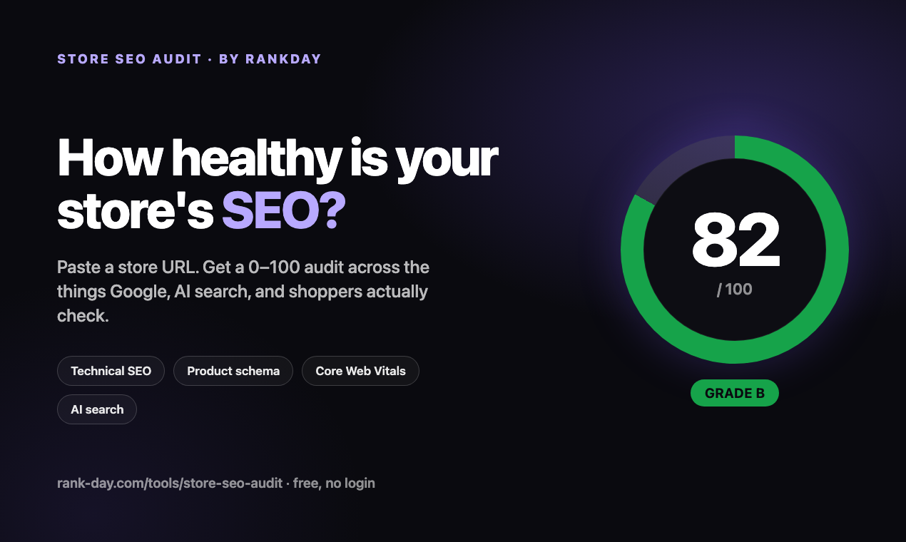 Store SEO Audit gallery image
