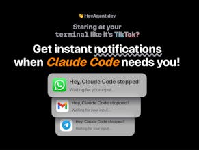 HeyAgent - Notifications for Claude Code gallery image