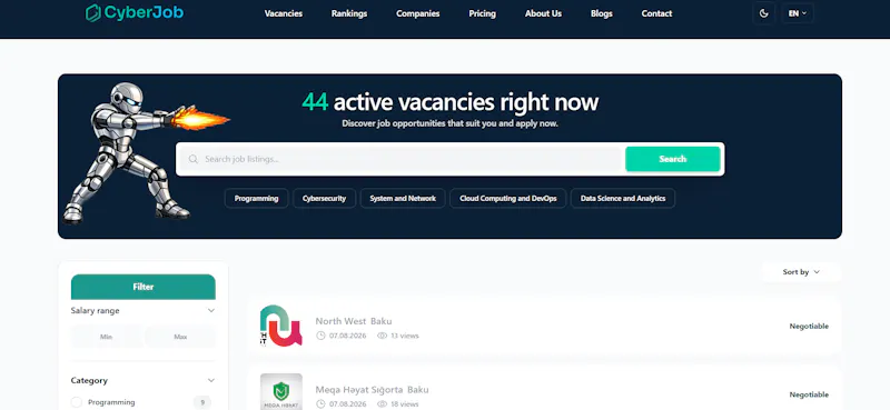CyberJob screenshot 1