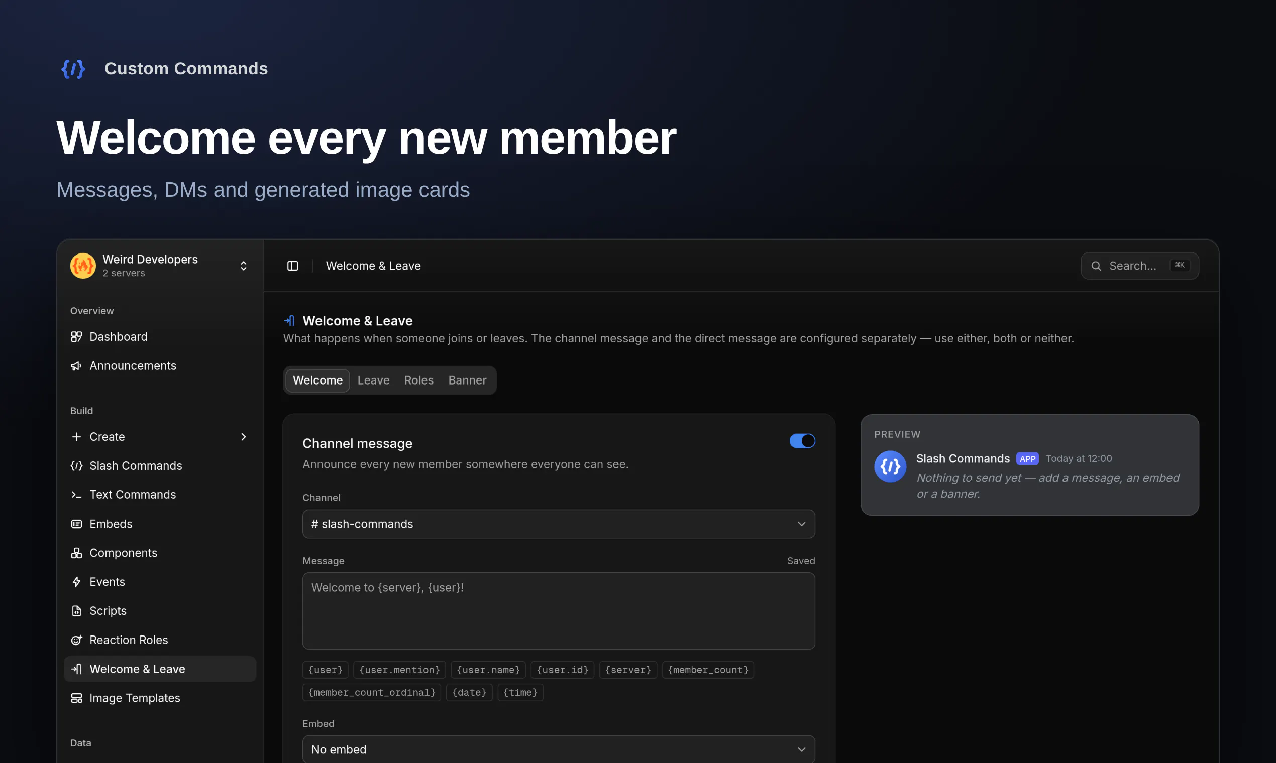 Custom Commands gallery image