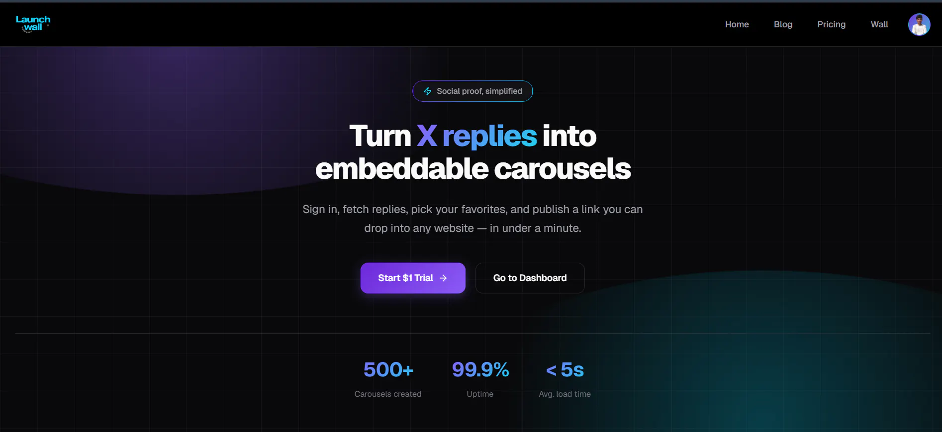 Banner del producto LaunchWall