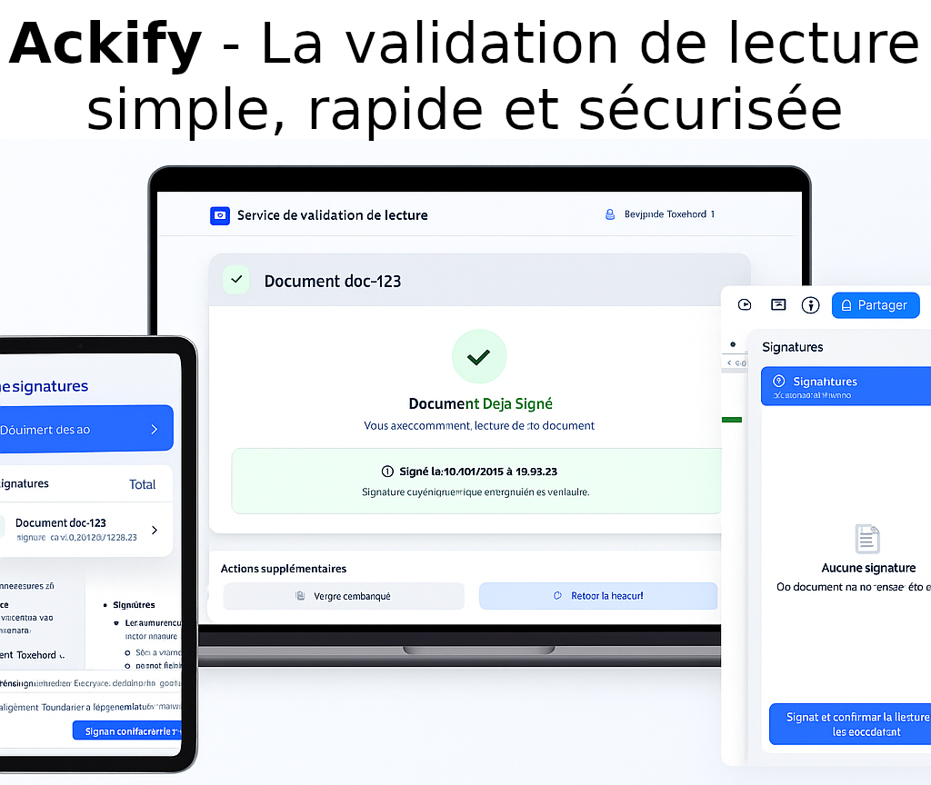 Ackify - Ackify: доказательство чтения.Соответствие сделано простым. медиа 1