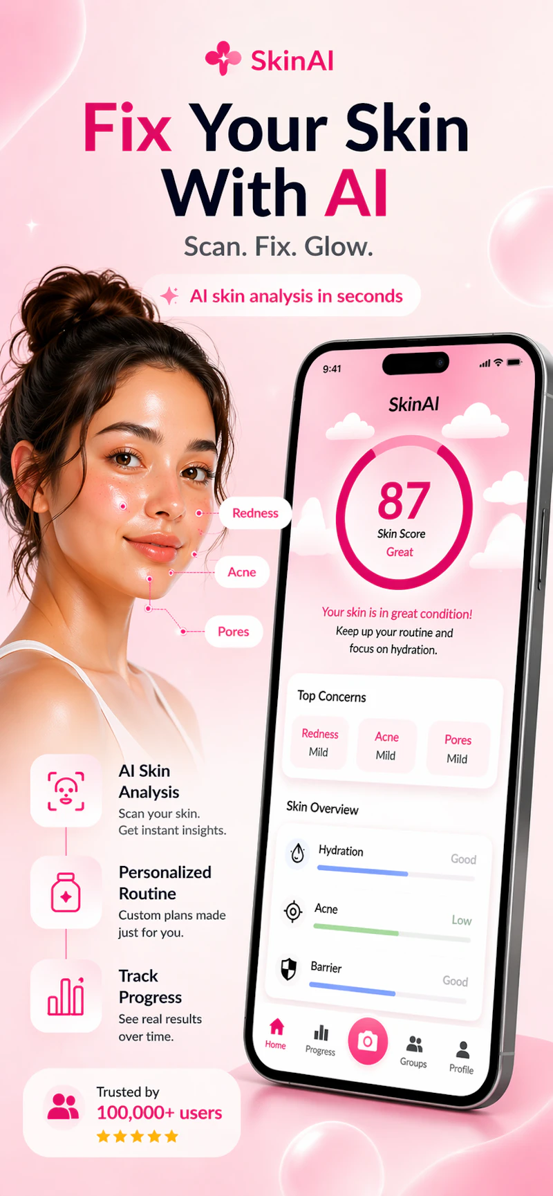 SkinAI: Skincare Scanner screenshot 1