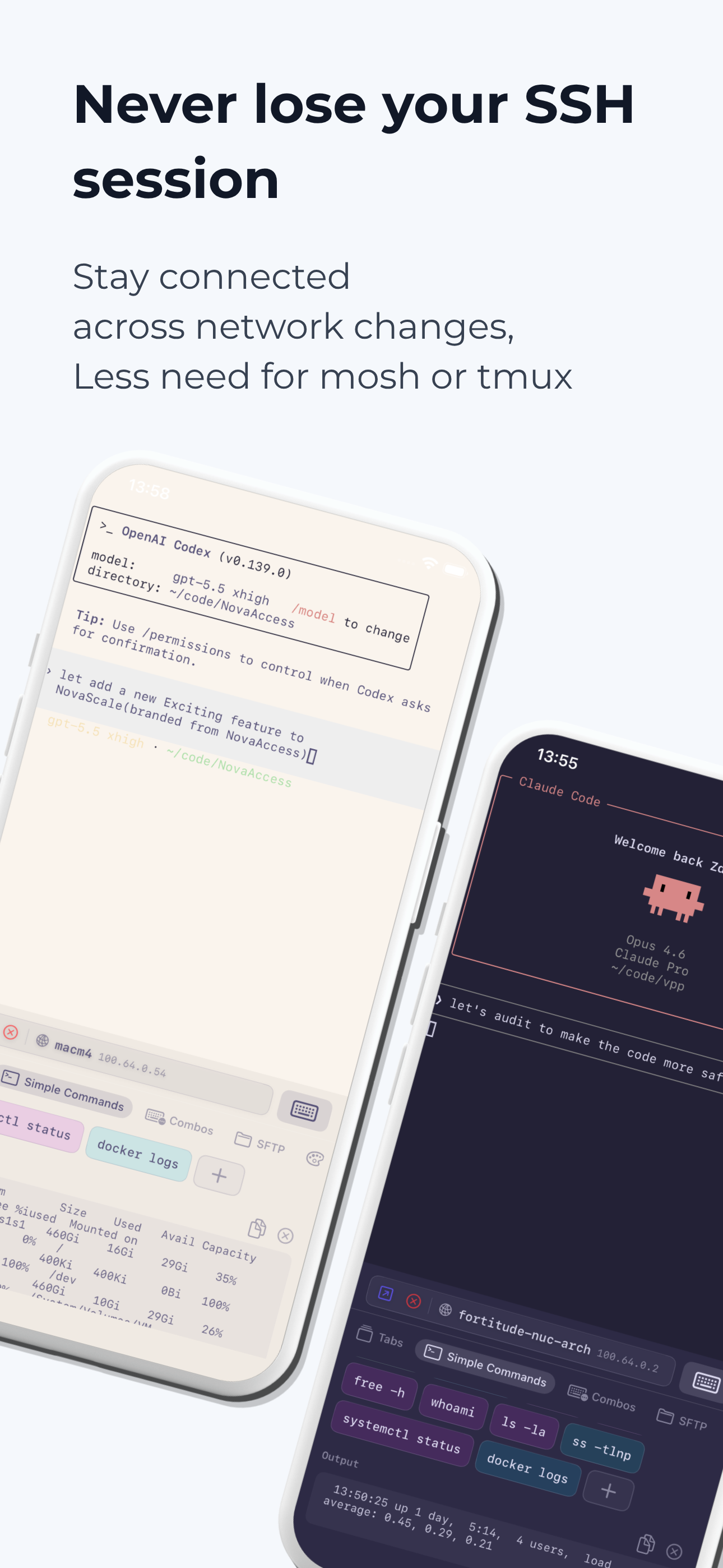 NovaScale, Remote Codex over Tailscale gallery image