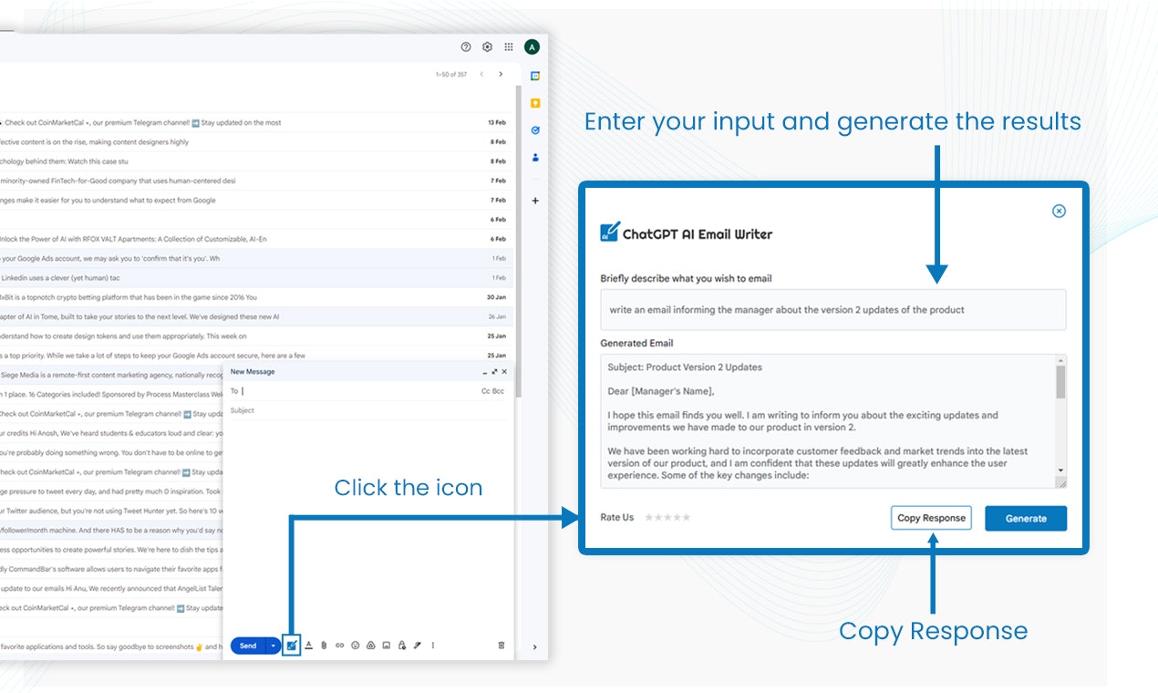 Mídia 2 de Chatgpt AI Email Writer