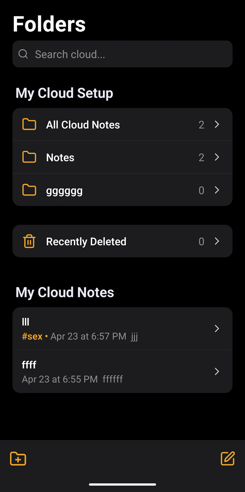 Notes screenshot 5