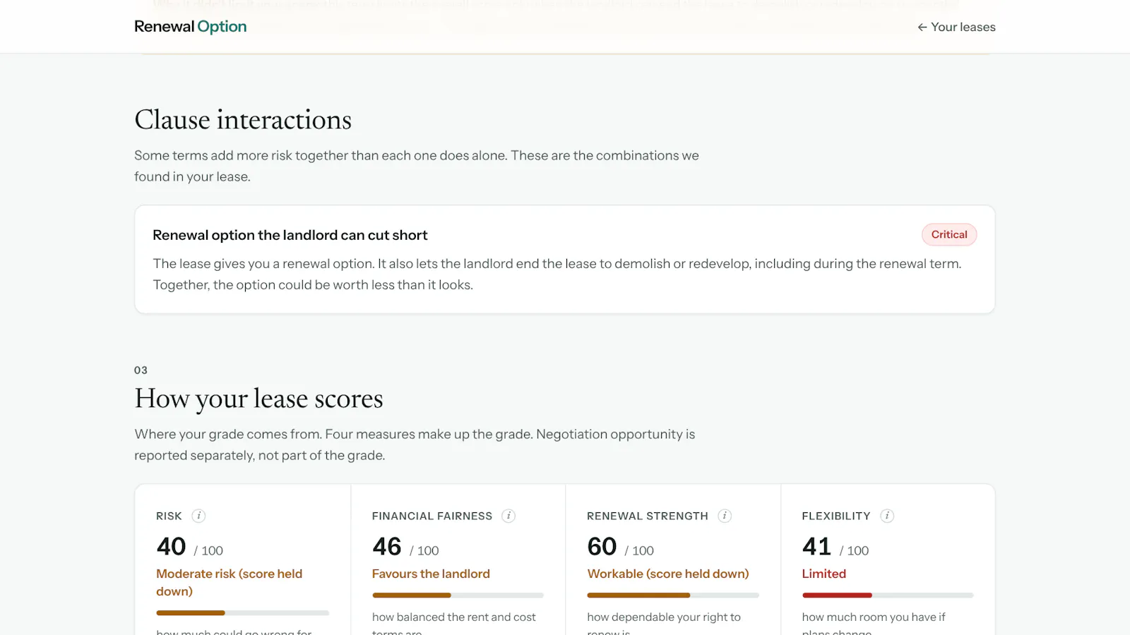 Renewal Option screenshot 8