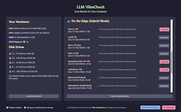 LLM VibeCheck & VibeFlowChat gallery image
