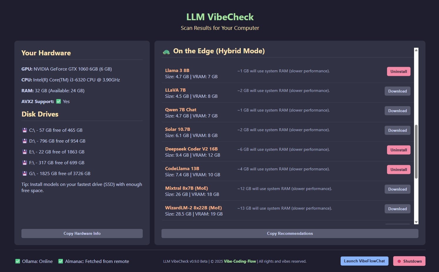 llm vibecheck & vibeflowchat media 4