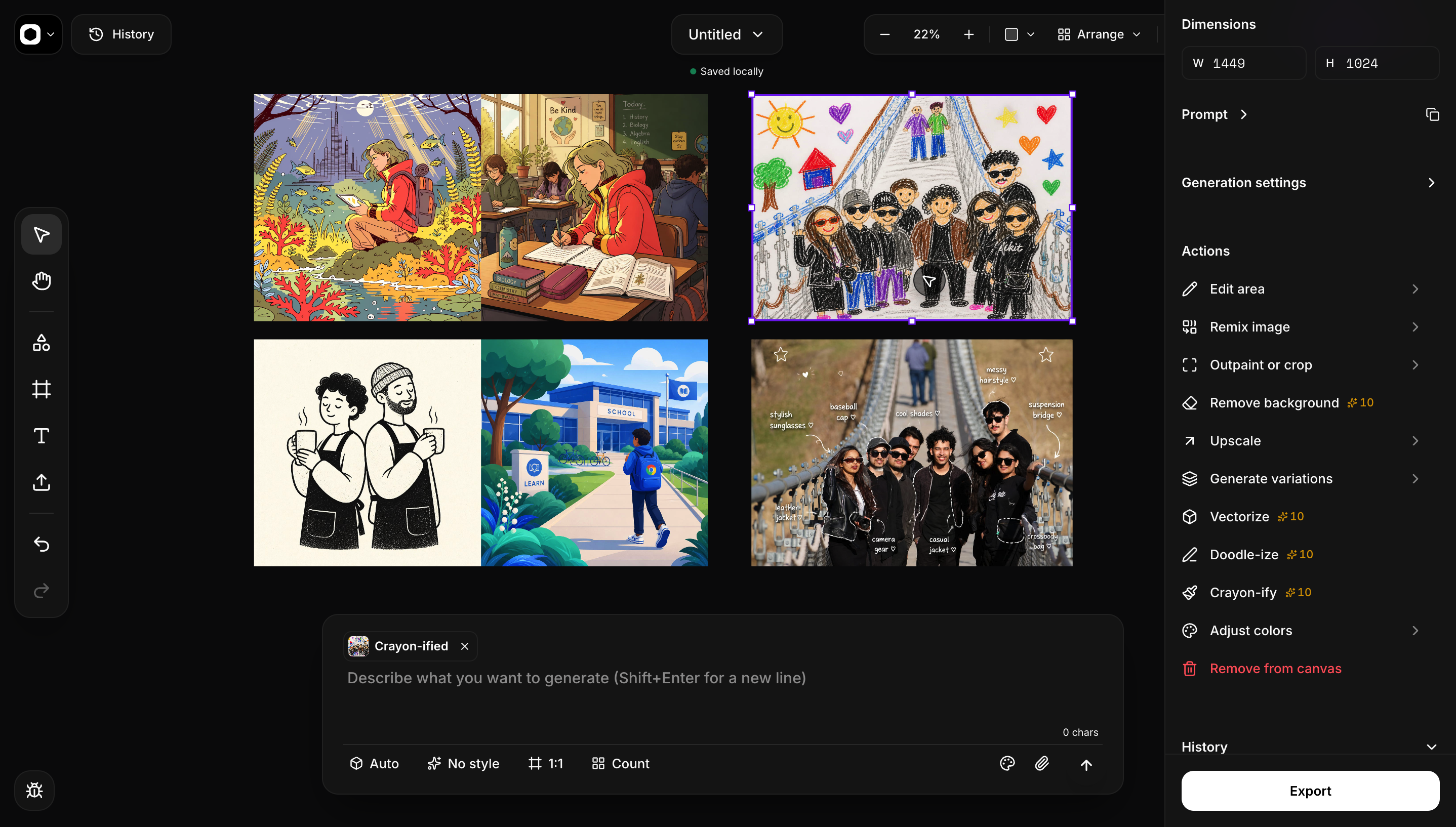 Recreate gallery image