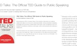 The Official TED Guide to Public Speaking image