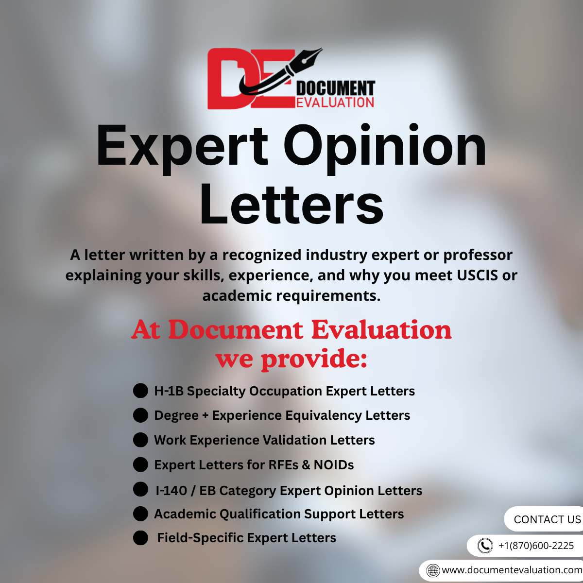 Expert Opinion Lette... logo